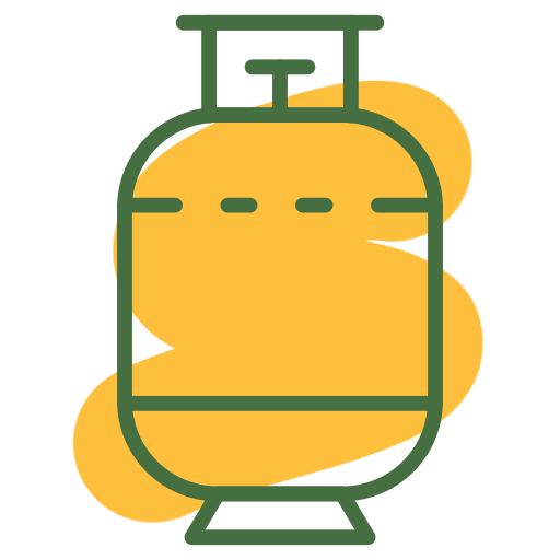 icono de cilindro gas tanque